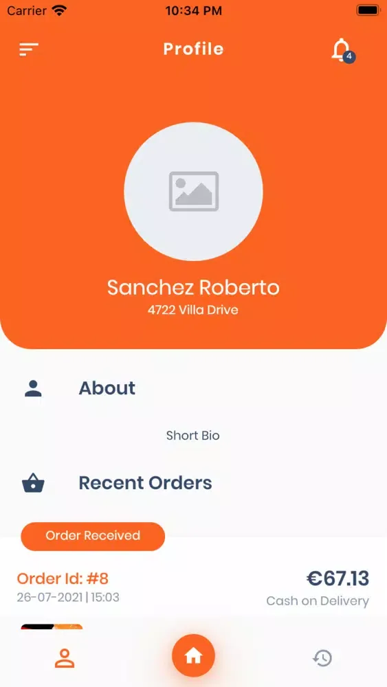 RezaFood - Delivery Boy स्क्रीनशॉट