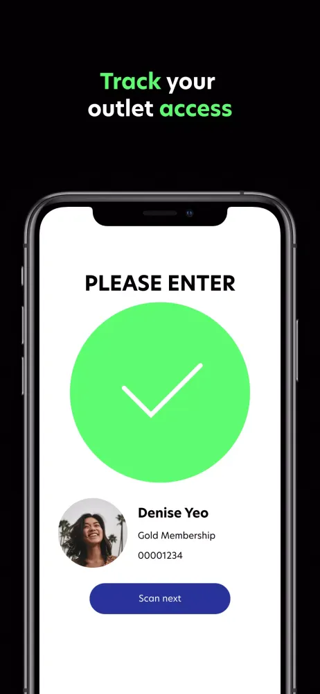 Screenshot di Rezerv Access Control App