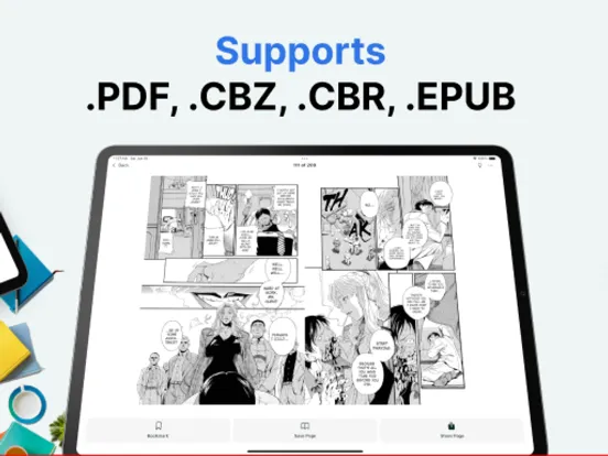 Tangkapan layar Uncover: Ebook Reader iPad 
