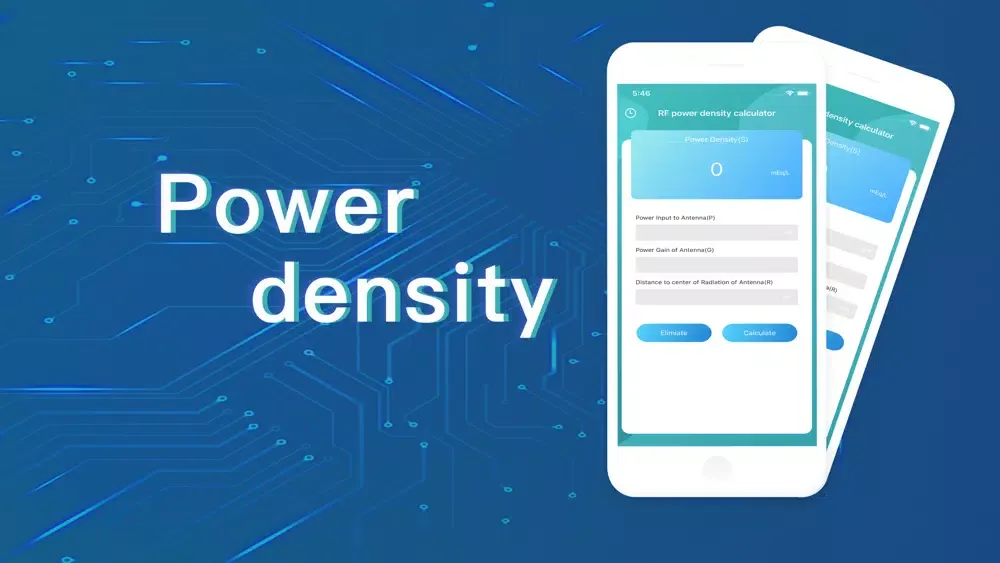 RF power density calculator স্ক্রিনশট