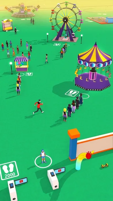 Captures d'écran de Ticket Boy : Park Game