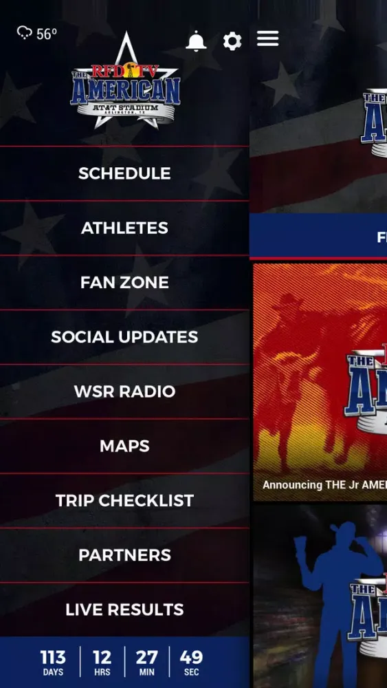 Capturas de tela do The American Rodeo