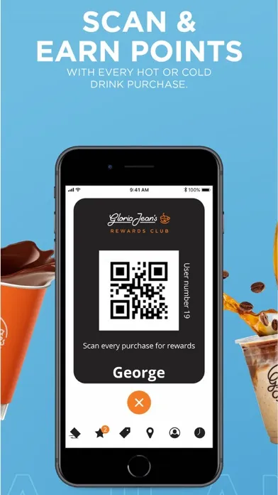 Captures d'écran de Gloria Jean's Coffees USA