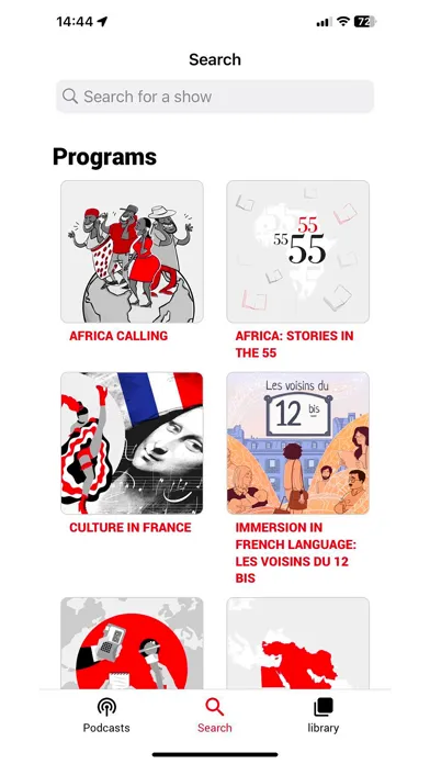 Capturas de pantalla de RFI Pure radio