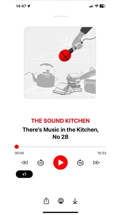 Capturas de pantalla de RFI Pure radio