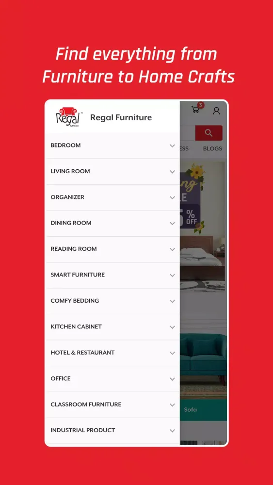 Tangkapan skrin Regal Furniture