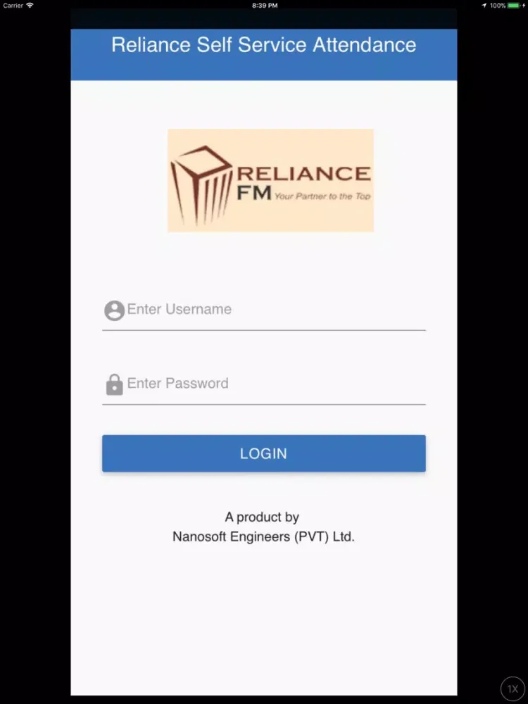 Скриншоты RFM Self Service Attendance iPad 