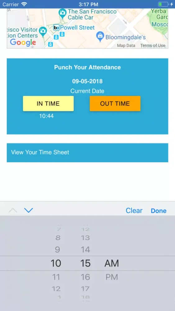 Скриншоты RFM Self Service Attendance