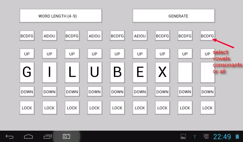 Word generator pro स्क्रीनशॉट