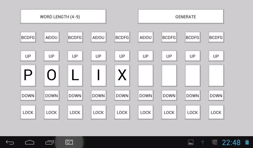 Word generator pro स्क्रीनशॉट