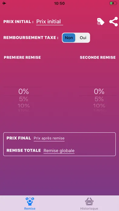 Calculatrice des soldes Screenshots
