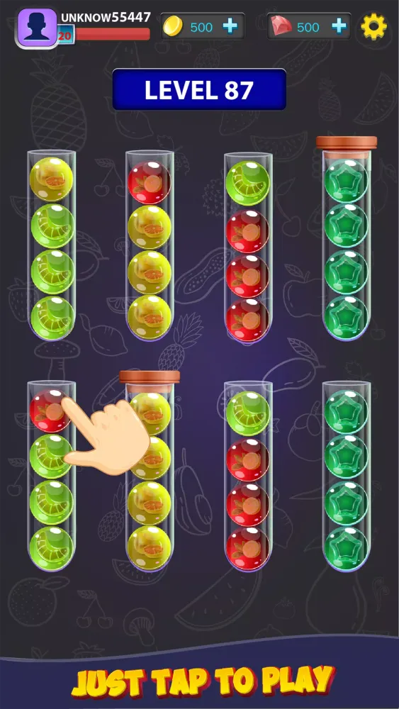 Tangkapan skrin Color Puzzle Ball Sort Games