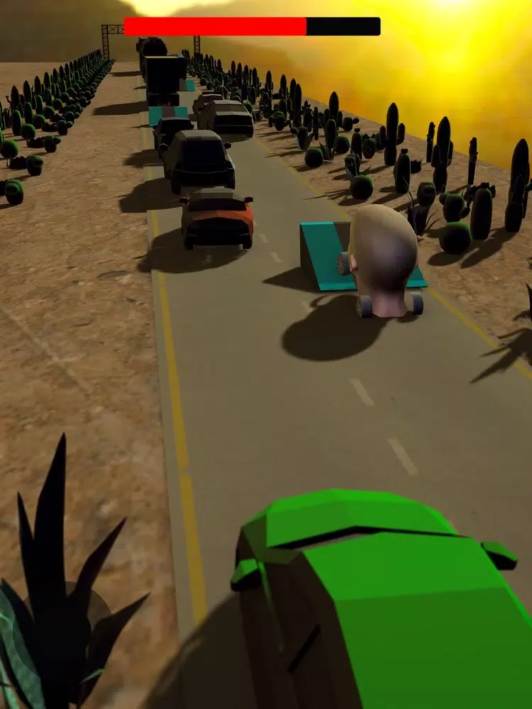 Capturas de tela do Dababy Racing Mod iPad 