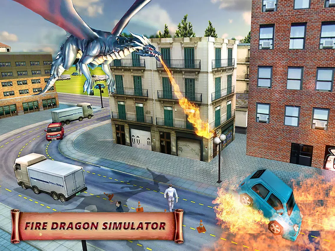 Captures d'écran de Dragon Fire Simulator Attack iPad 