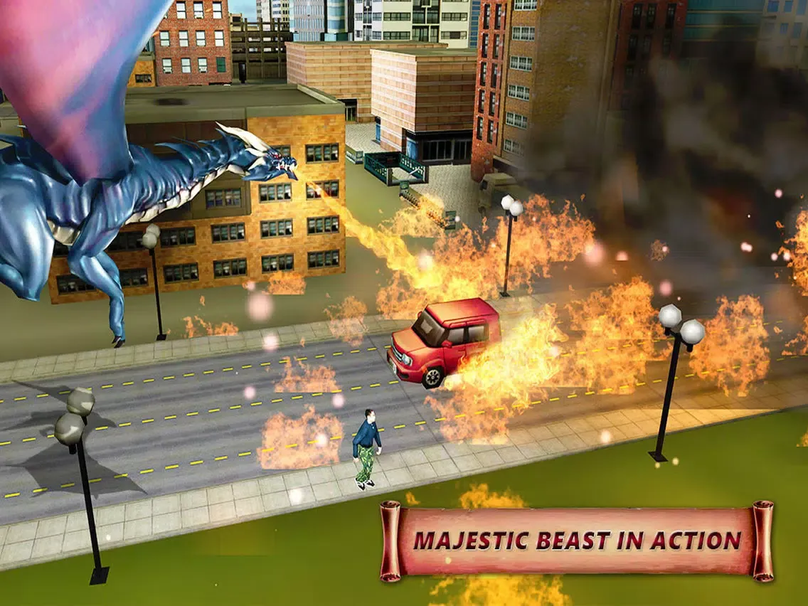 Captures d'écran de Dragon Fire Simulator Attack iPad 