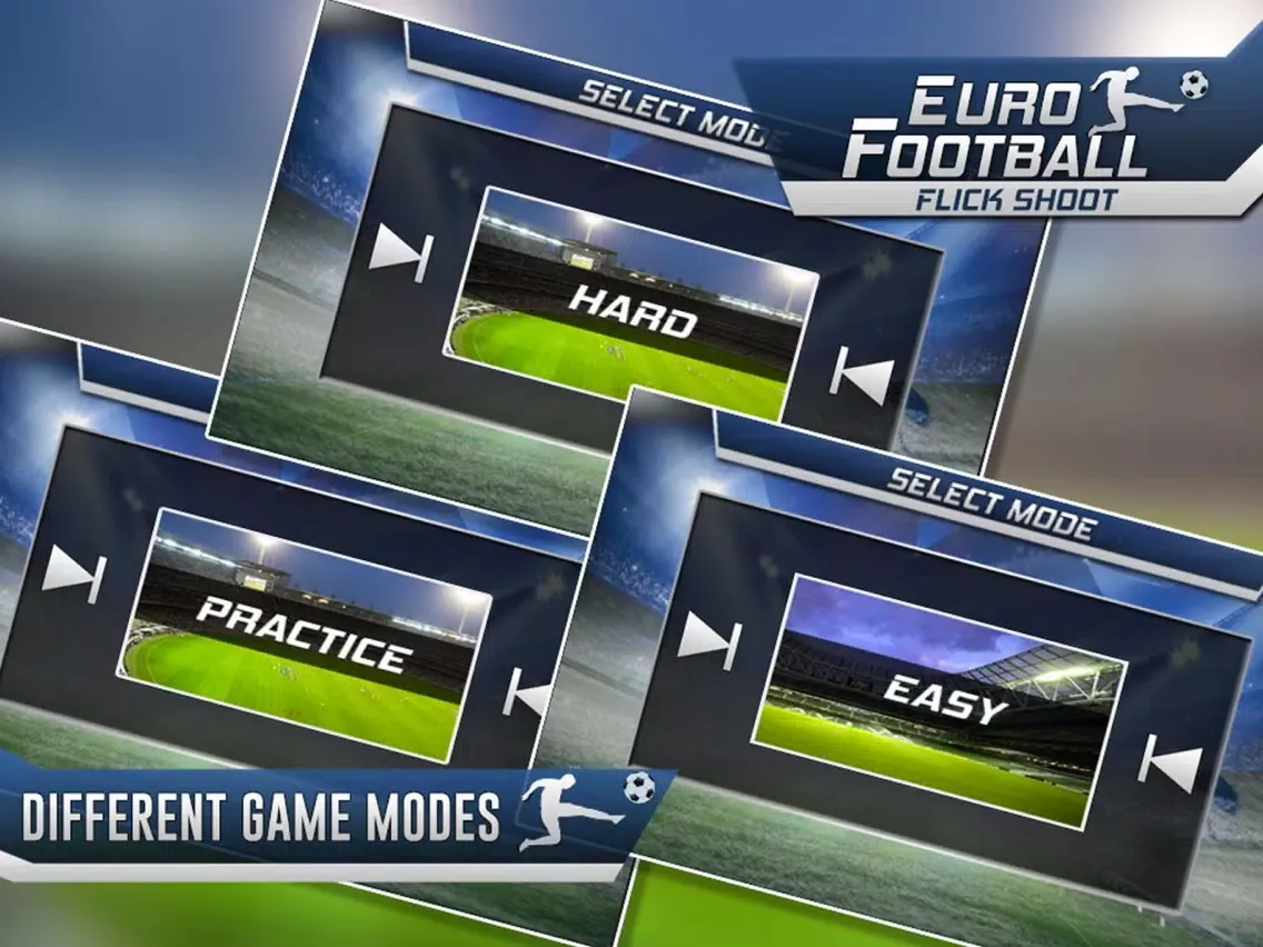 Capturas de pantalla de Euro FootBall Flick Shoot - Soccer Penalty Corner iPad 