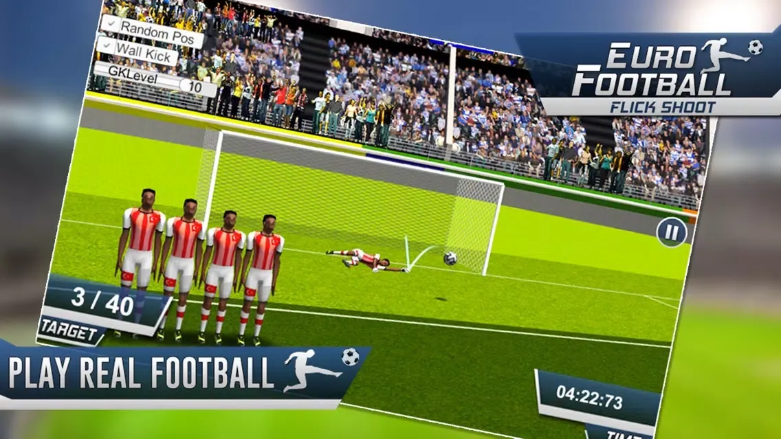 Capturas de pantalla de Euro FootBall Flick Shoot - Soccer Penalty Corner