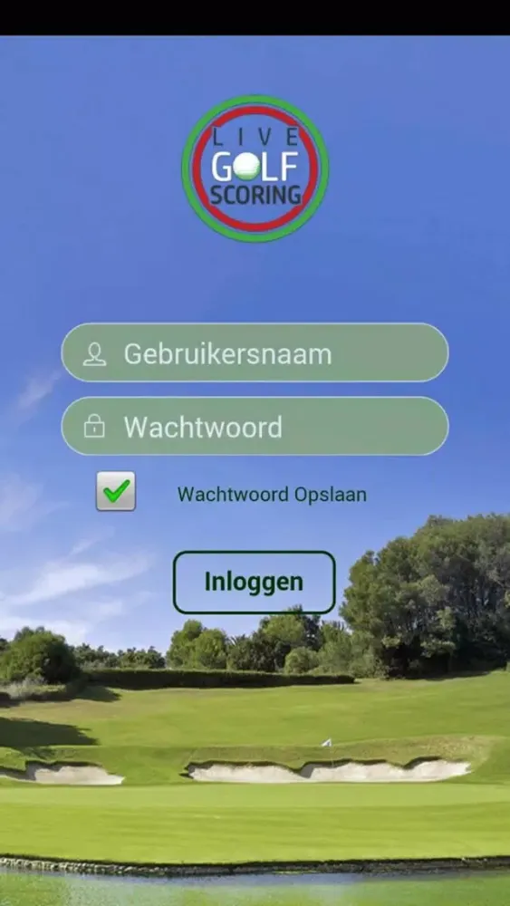 Capturas de tela do Live Golf Scoring (NL)