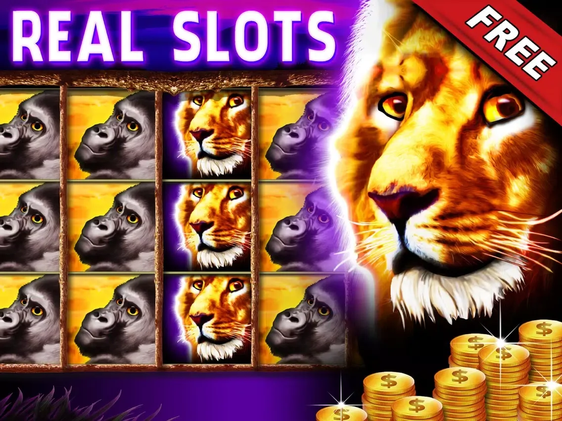 Lion Party Casino Slots - Free Vegas Slot Machine Games of the Grand Jackpot Serengeti! iPad  Ekran Görüntüleri