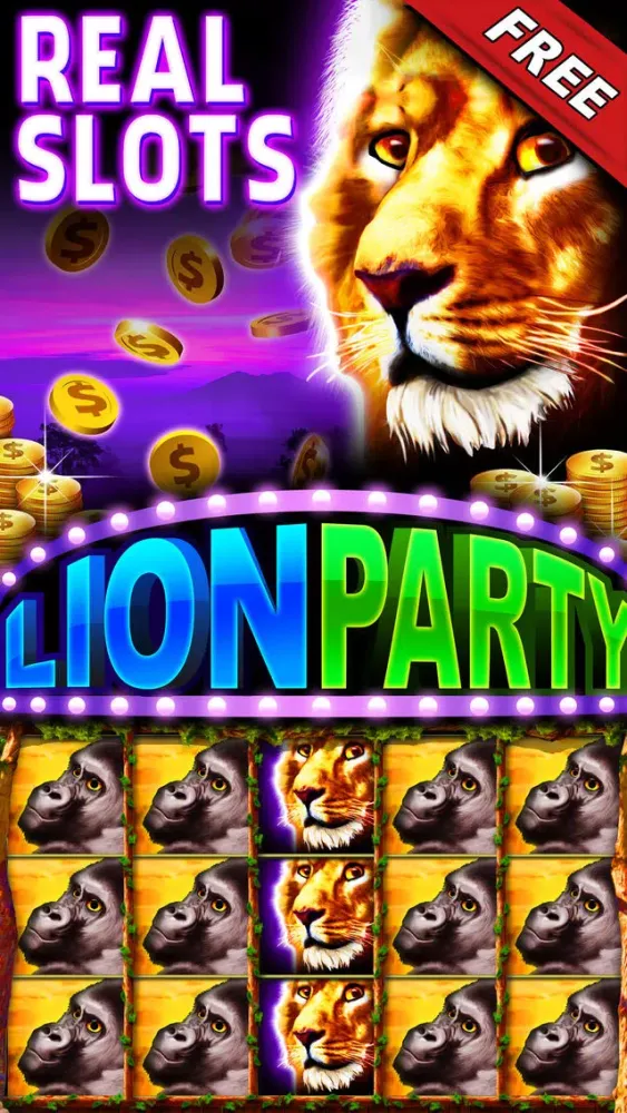 Lion Party Casino Slots - Free Vegas Slot Machine Games of the Grand Jackpot Serengeti! Ekran Görüntüleri