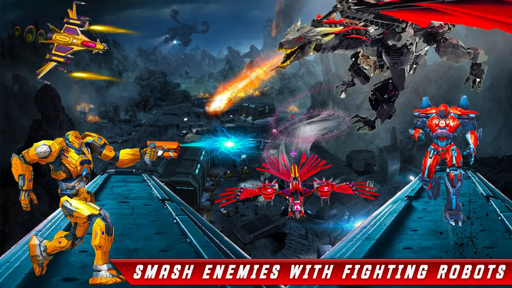 Robot Transform-Robot Car Game Screenshots