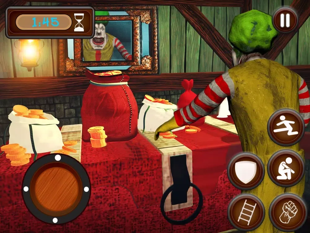 Capturas de pantalla de Scary Clown Thief Robbery Game iPad 