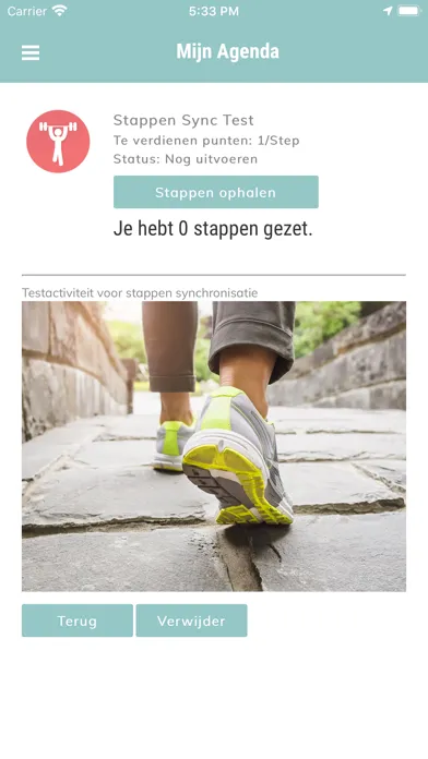 Captures d'écran de The Health Challenge