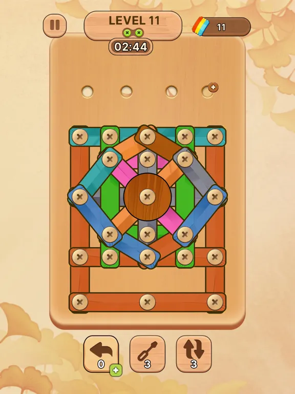 Wood Nuts & Bolts – Jam Puzzle iPad  Screenshots
