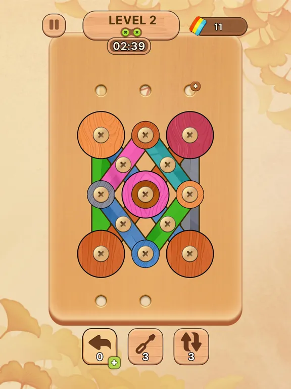 Wood Nuts & Bolts – Jam Puzzle iPad  Screenshots