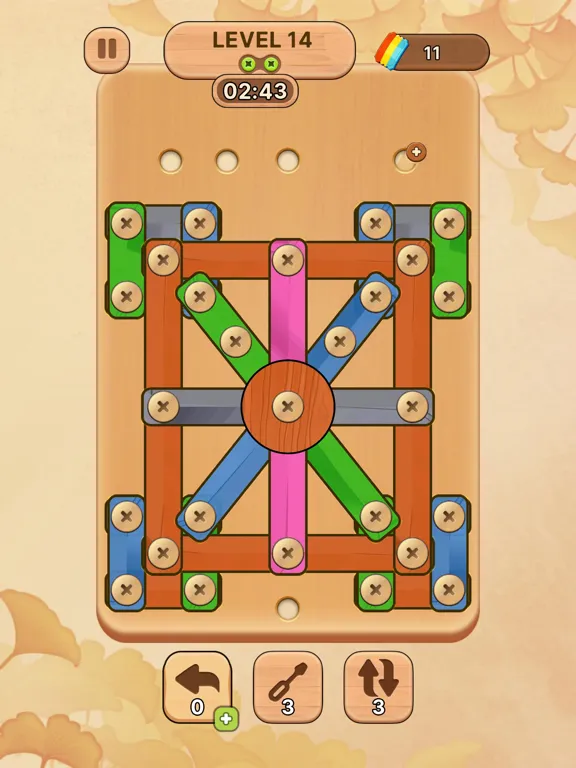 Wood Nuts & Bolts – Jam Puzzle iPad  Screenshots