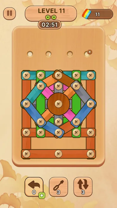 Wood Nuts & Bolts – Jam Puzzle Screenshots