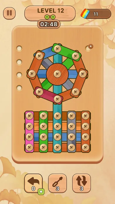 Wood Nuts & Bolts – Jam Puzzle Screenshots