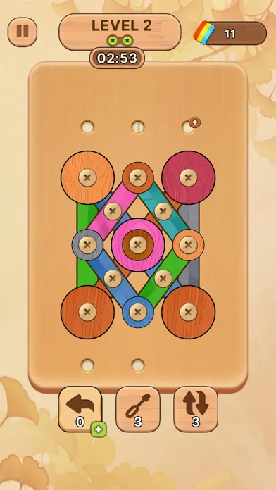 Wood Nuts & Bolts – Jam Puzzle Screenshots
