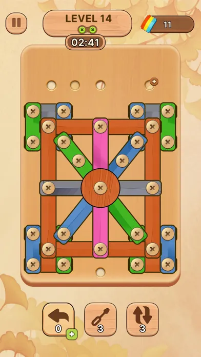Wood Nuts & Bolts – Jam Puzzle Screenshots