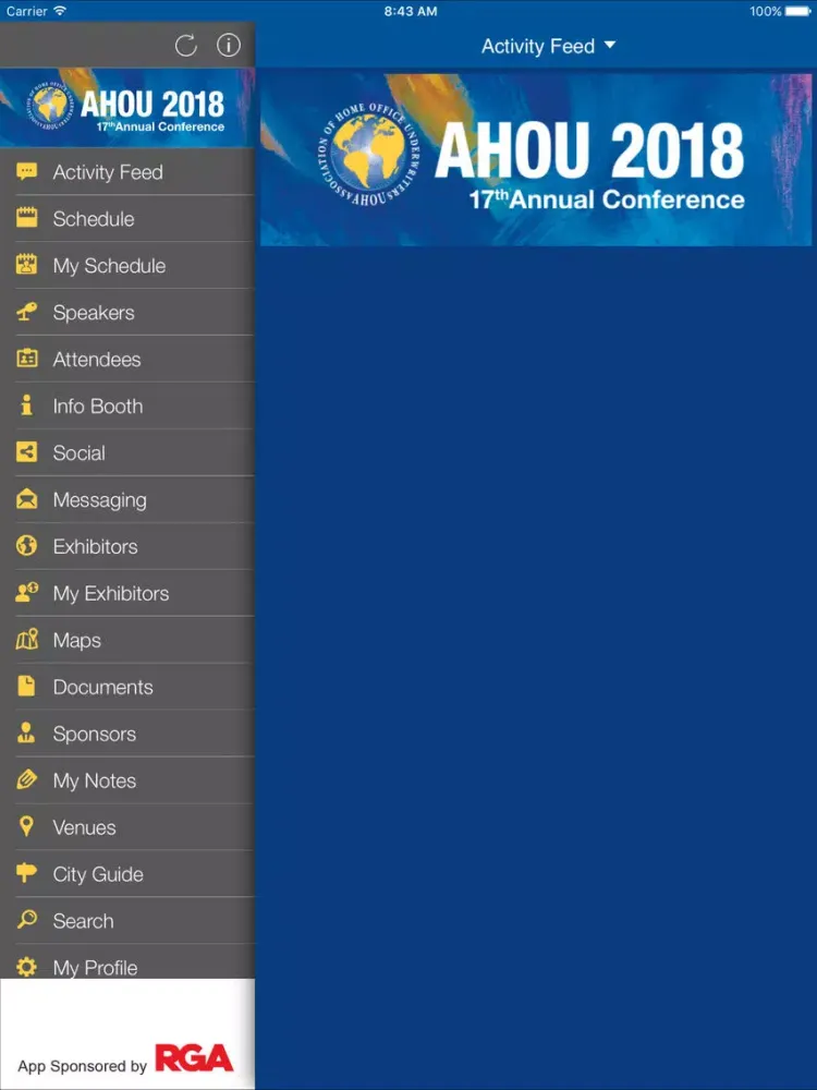 Скриншоты AHOU Annual Conference 2018 iPad 