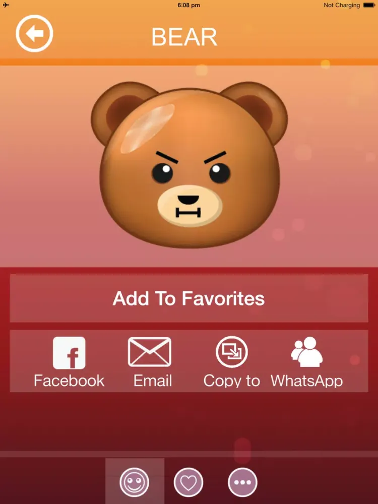 Tangkapan skrin BigMojis Free - Very Large Emoji Stickers iPad 