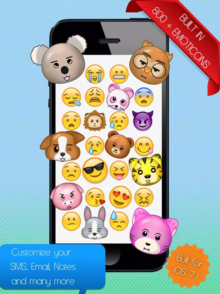 Tangkapan skrin BigMojis Free - Very Large Emoji Stickers iPad 