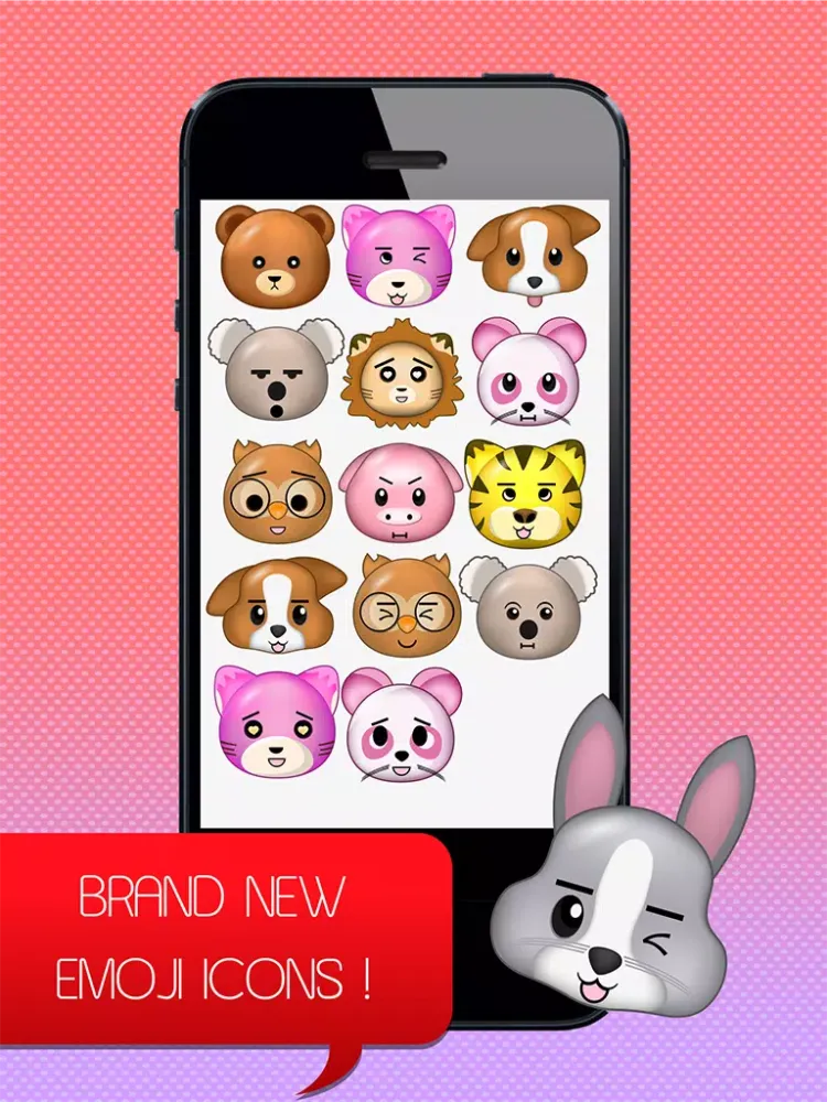 Tangkapan skrin BigMojis Free - Very Large Emoji Stickers iPad 