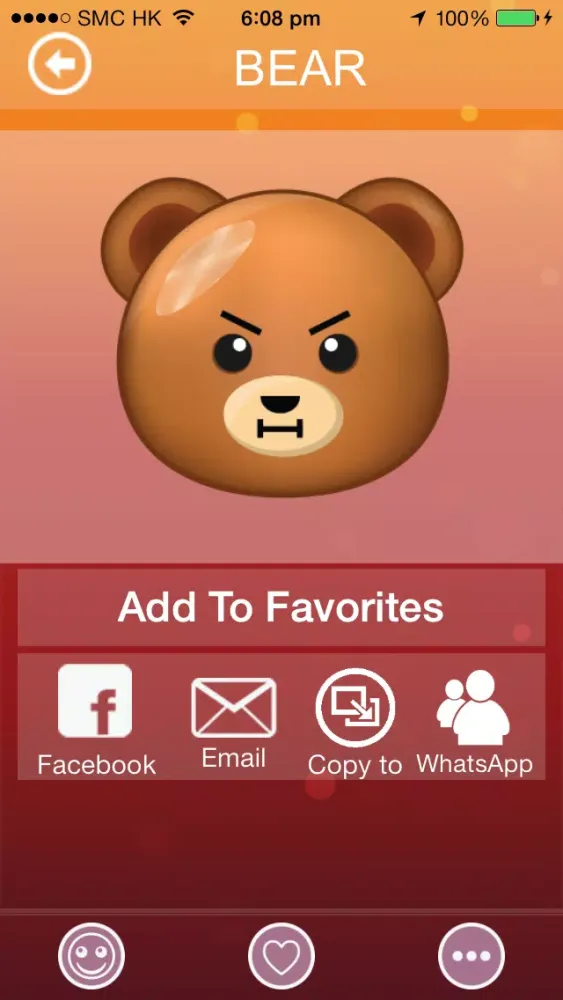 Tangkapan skrin BigMojis Free - Very Large Emoji Stickers