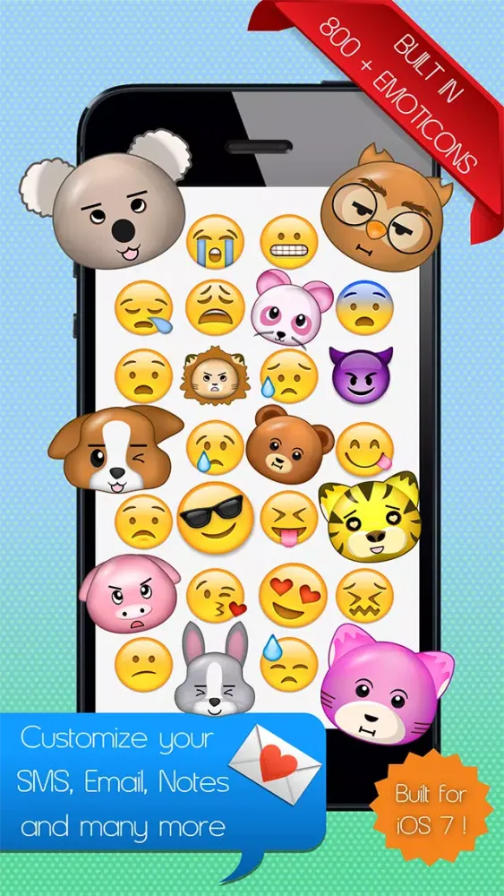 Tangkapan skrin BigMojis Free - Very Large Emoji Stickers