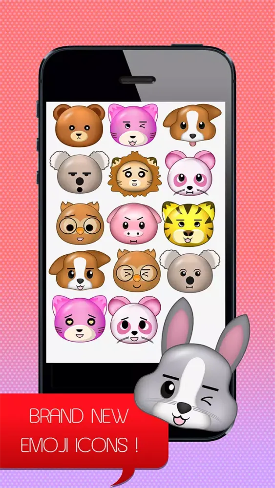 Tangkapan skrin BigMojis Free - Very Large Emoji Stickers