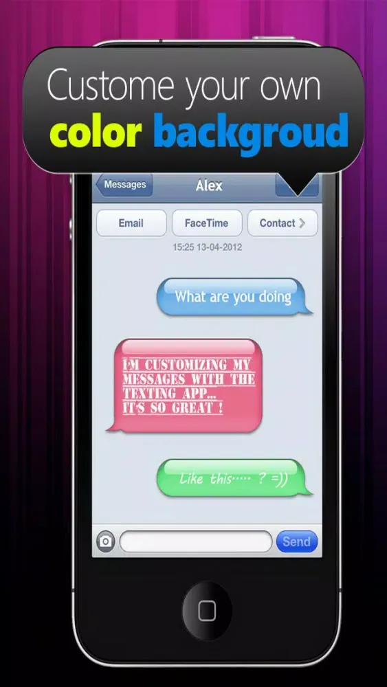 تصاویر Color & Fonts for Messages Free