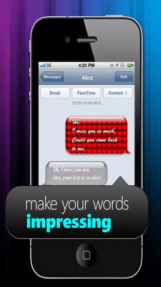 تصاویر Color & Fonts for Messages Free