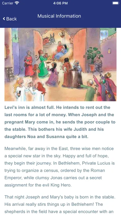 Captures d'écran de Nativity Musicals