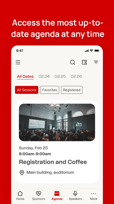 Ảnh chụp màn hình của RGA Client Events