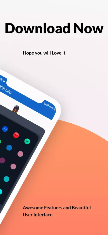 Tangkapan layar RGB LED LIGHT REMOTE