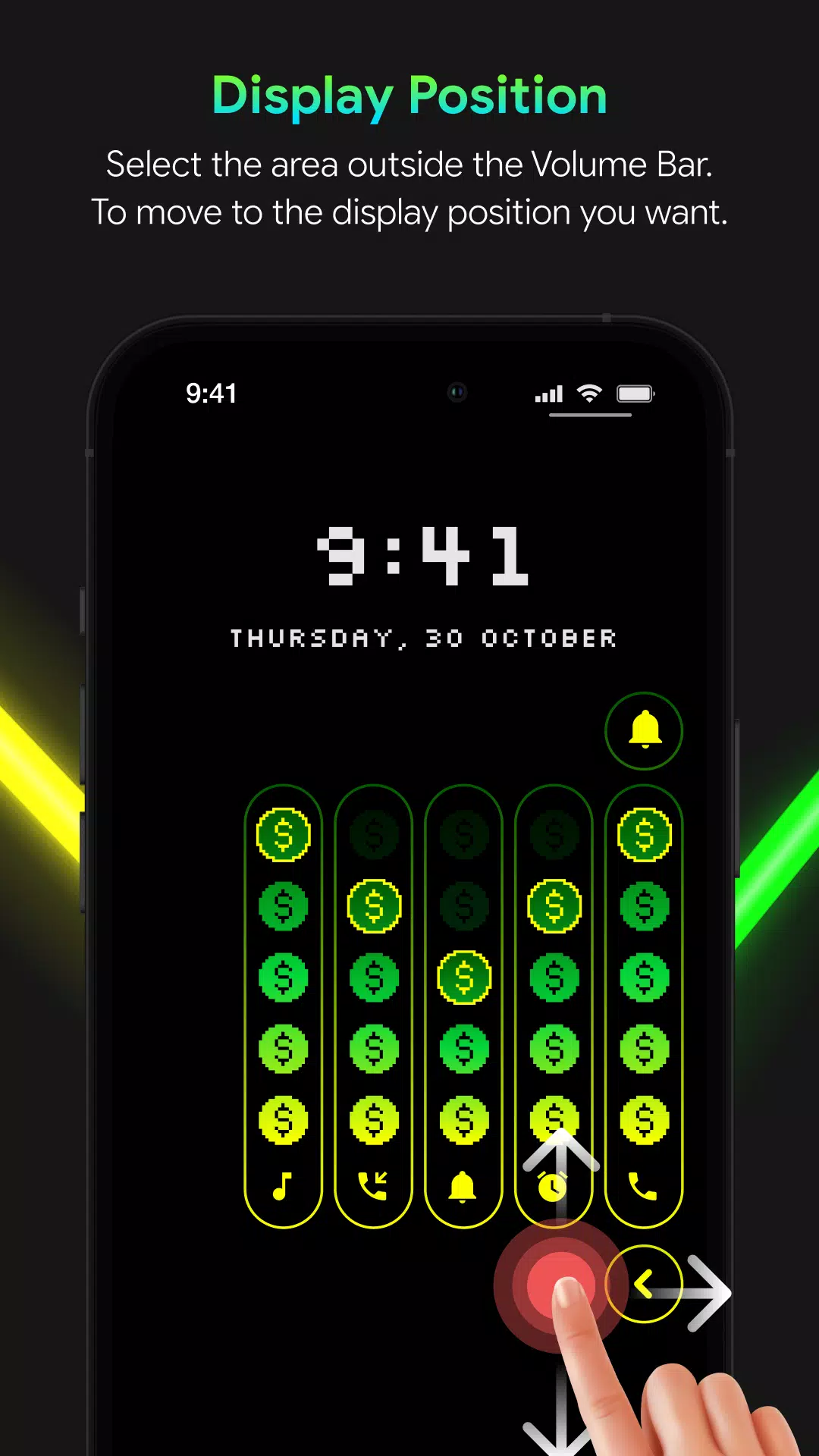 Capturas de tela do Neon LED Volume - Volume Style