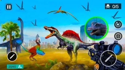 Capturas de tela do Wild Dino Hunting Games