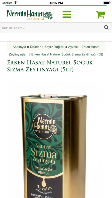 Capturas de tela do Nermin Hanım Zeytinliği