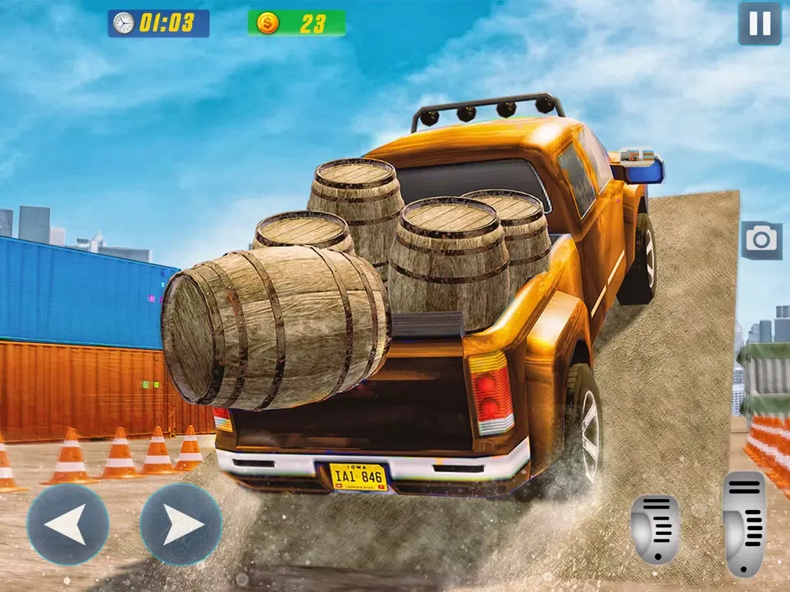Capturas de pantalla de Euro Truck Cargo Trailer Drive iPad 